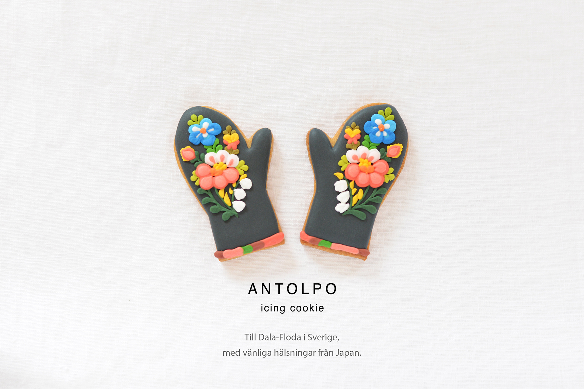 北欧フィーカ Antolpo アントルポ ダーラフローダのミトンのアイシングクッキー Icing Cookie Antolpo アントルポ Scandinavian Fika